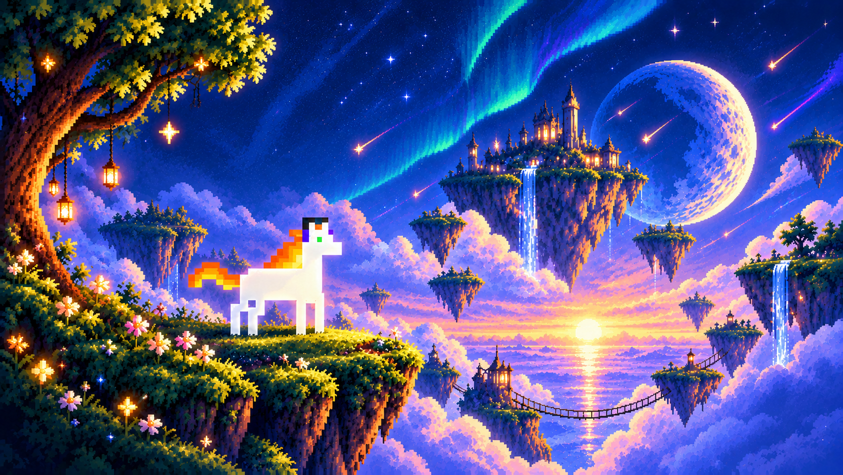 Web 3 Horses Background